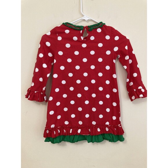 Counting Daisies Girls Christmas Dress - Picture 6 of 12